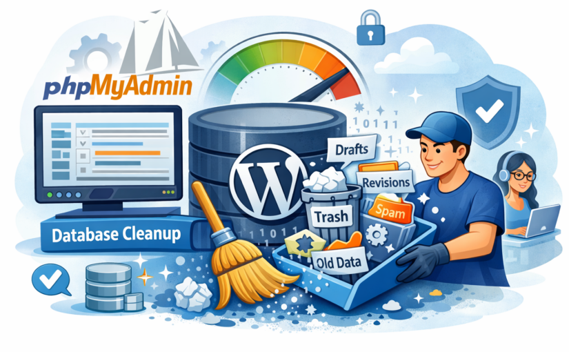 Cara Membersihkan WordPress via phpMyAdmin